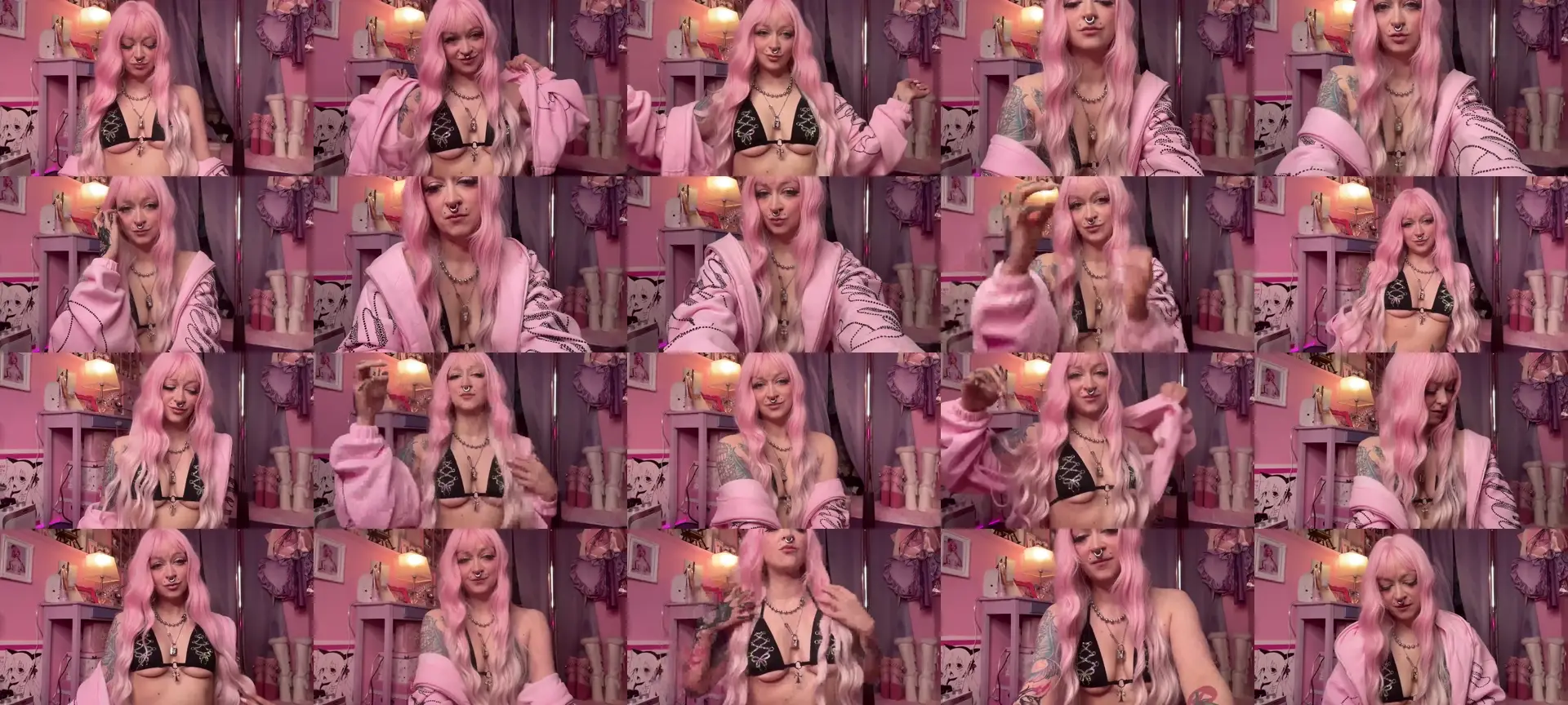 Cyan_eyed photo contact sheet