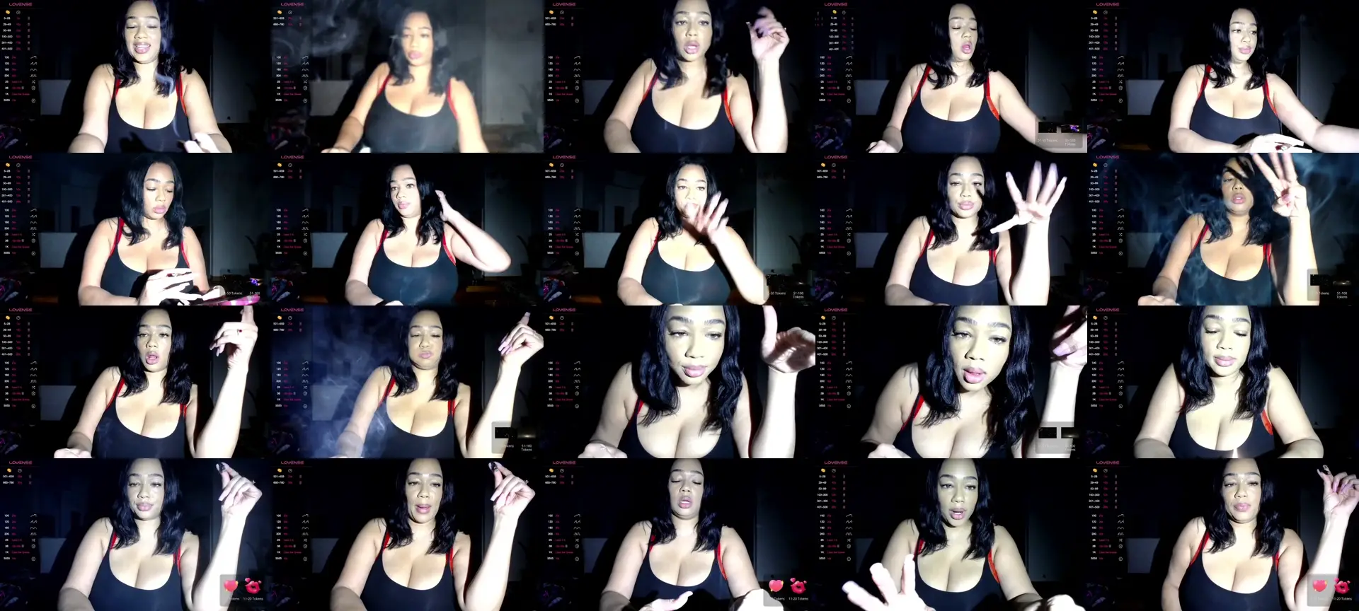 HoneyBusty69 photo contact sheet