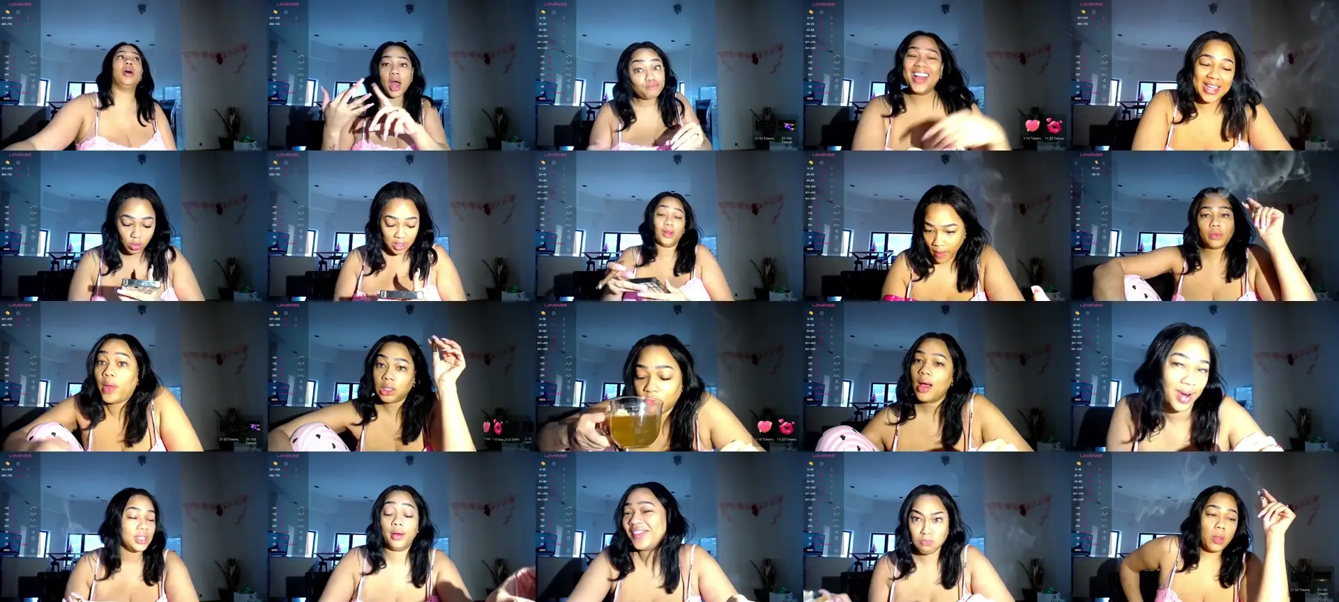 HoneyBusty69 photo contact sheet