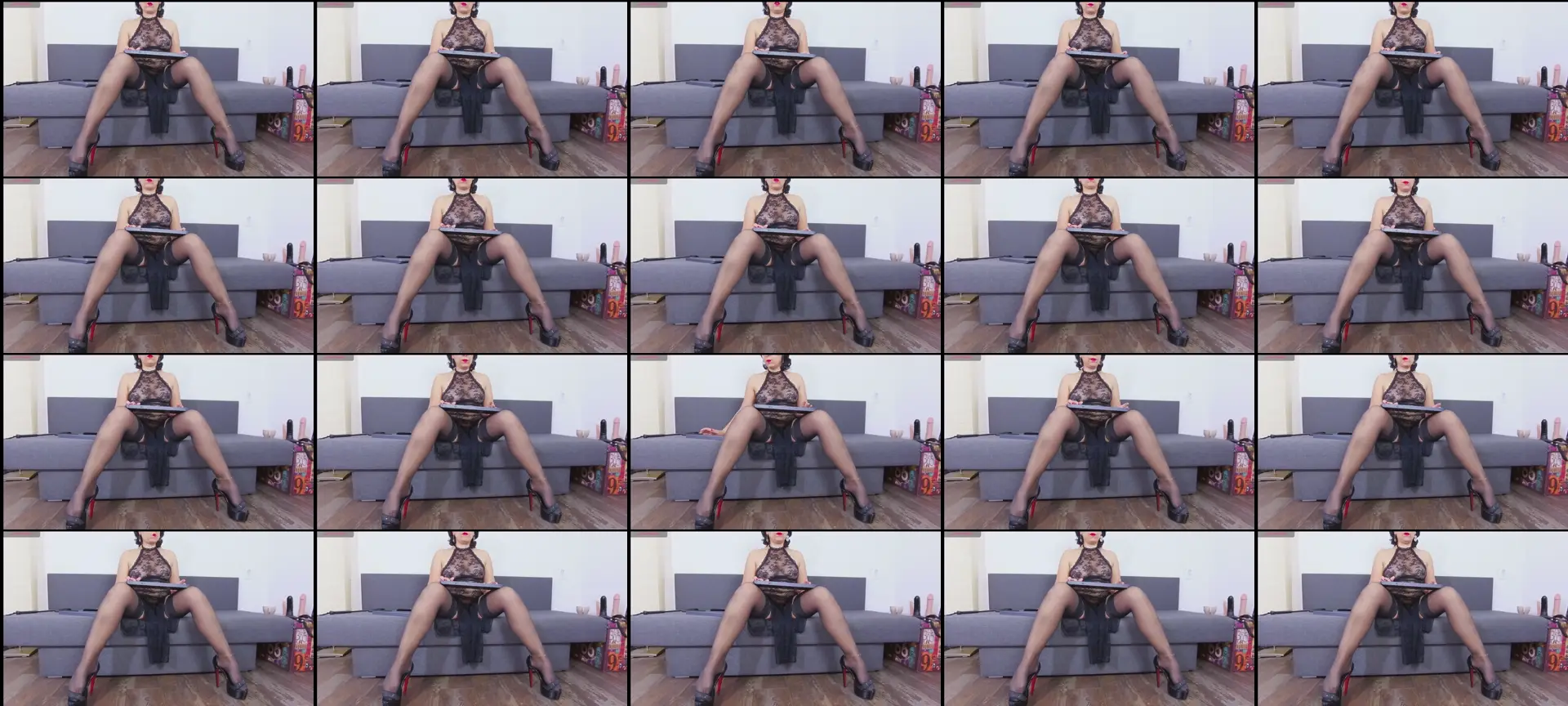 Huntressx photo contact sheet