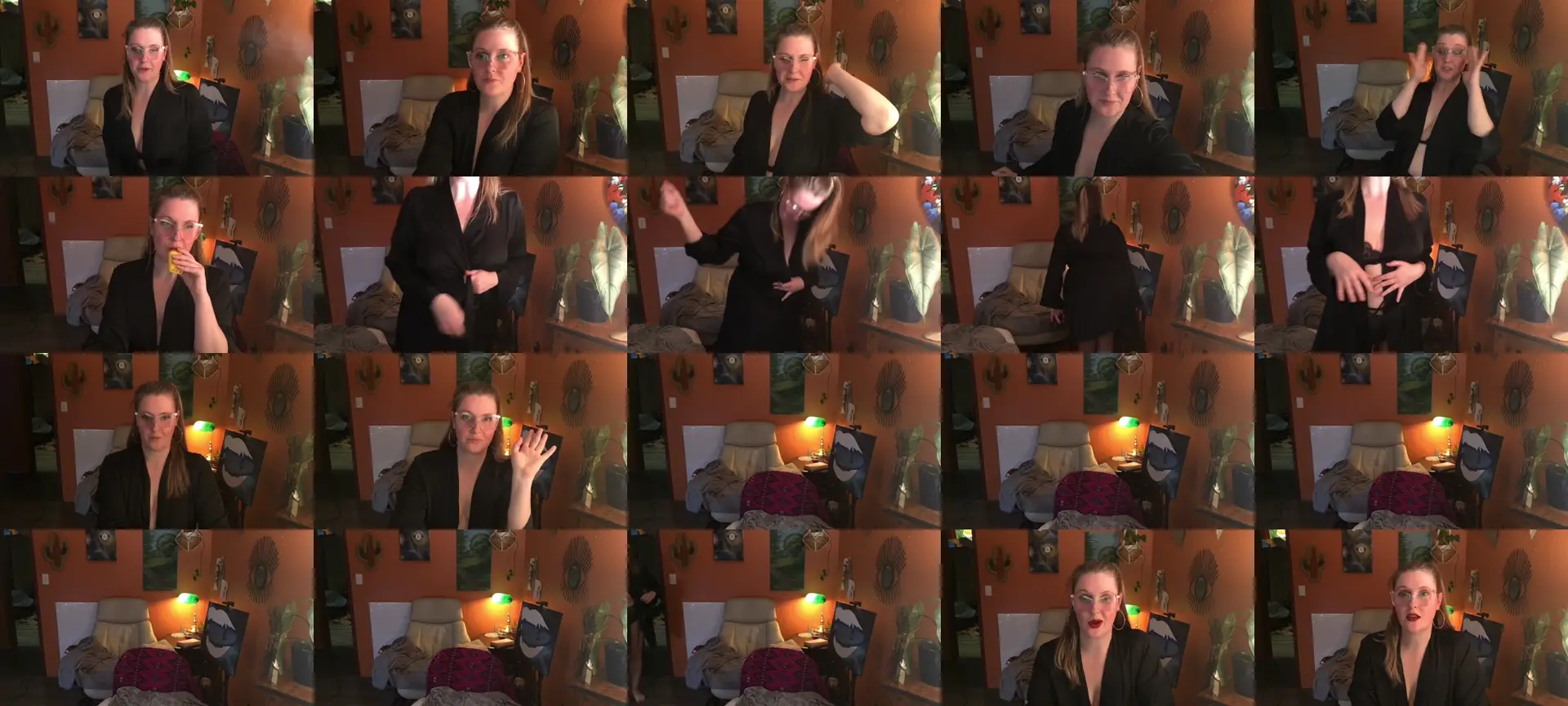 RadRosie photo contact sheet