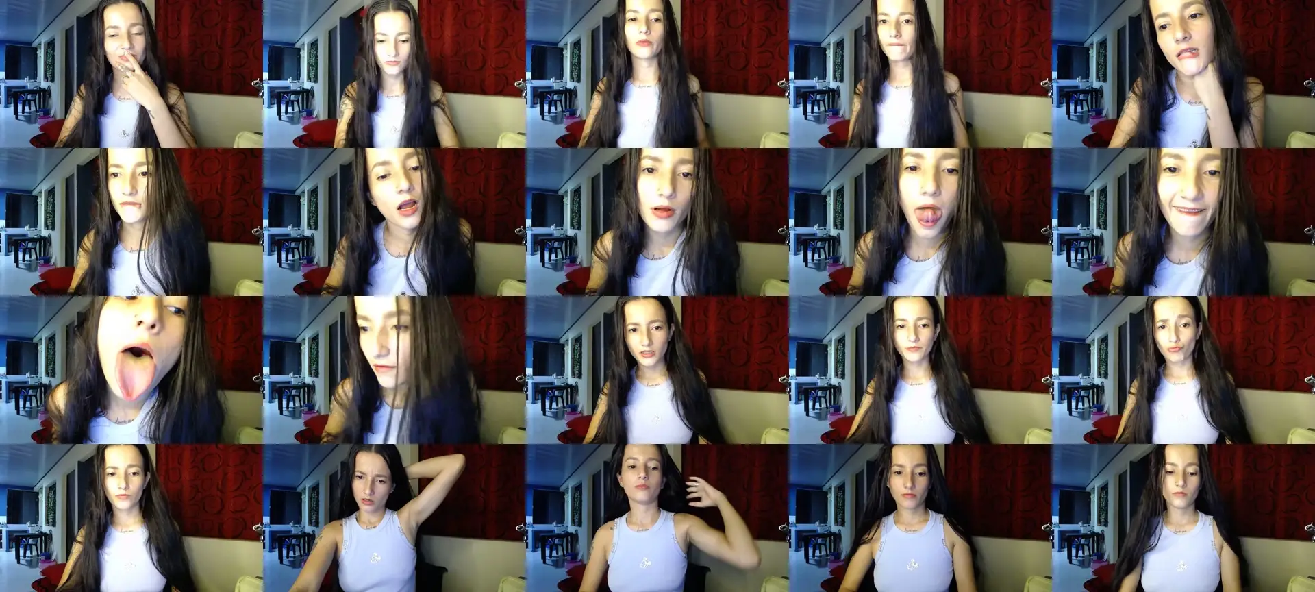 Sexyflaca photo contact sheet