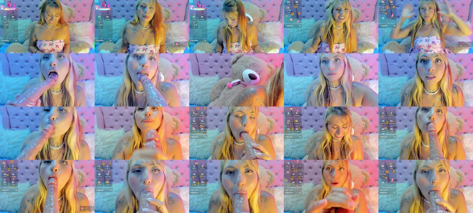 SweetViolet_ photo contact sheet