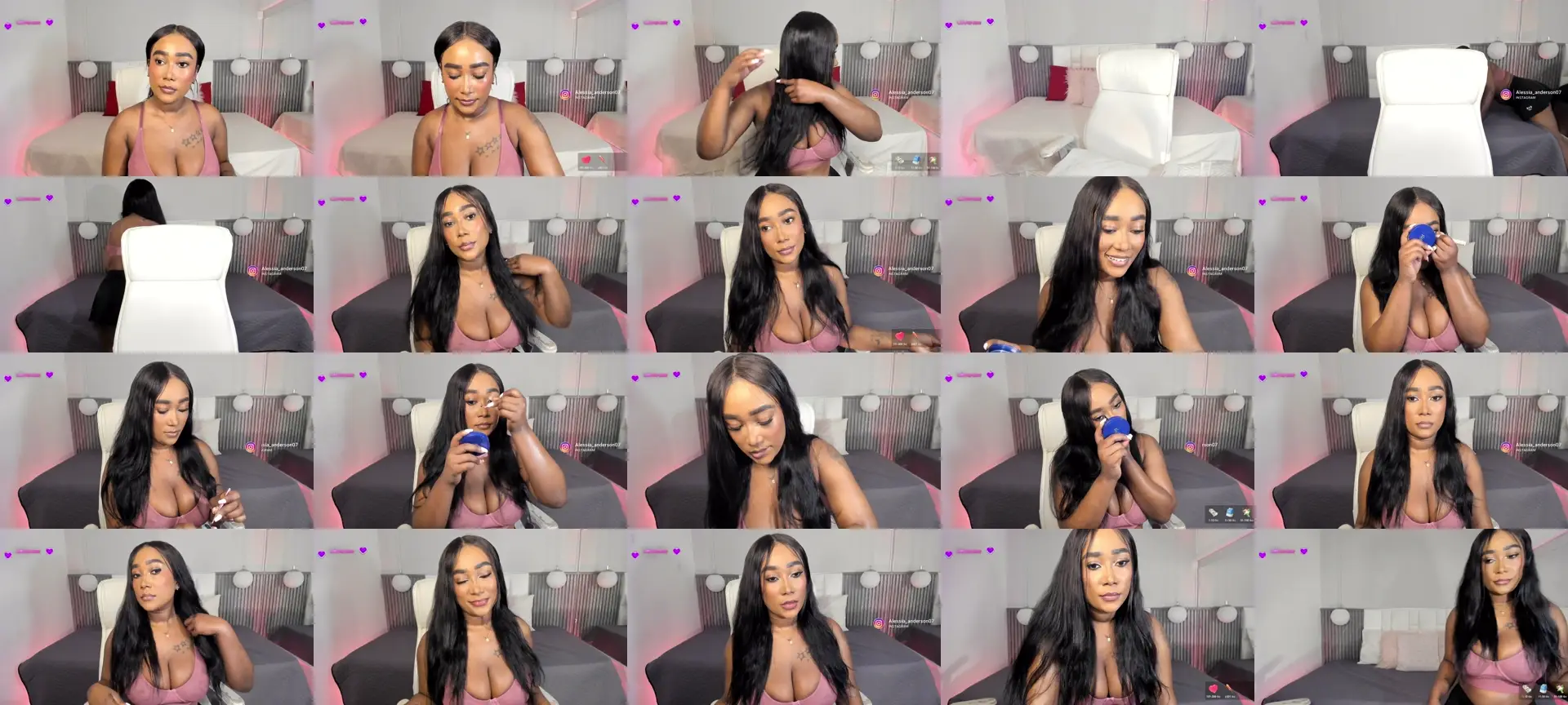 Alessia07 photo contact sheet