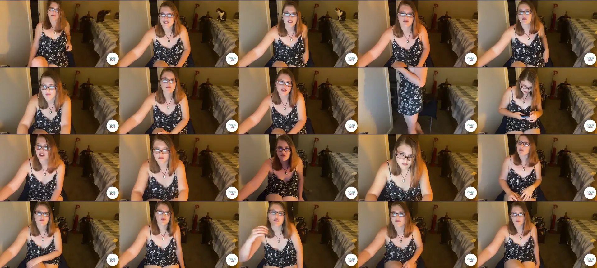 AngelRae photo contact sheet