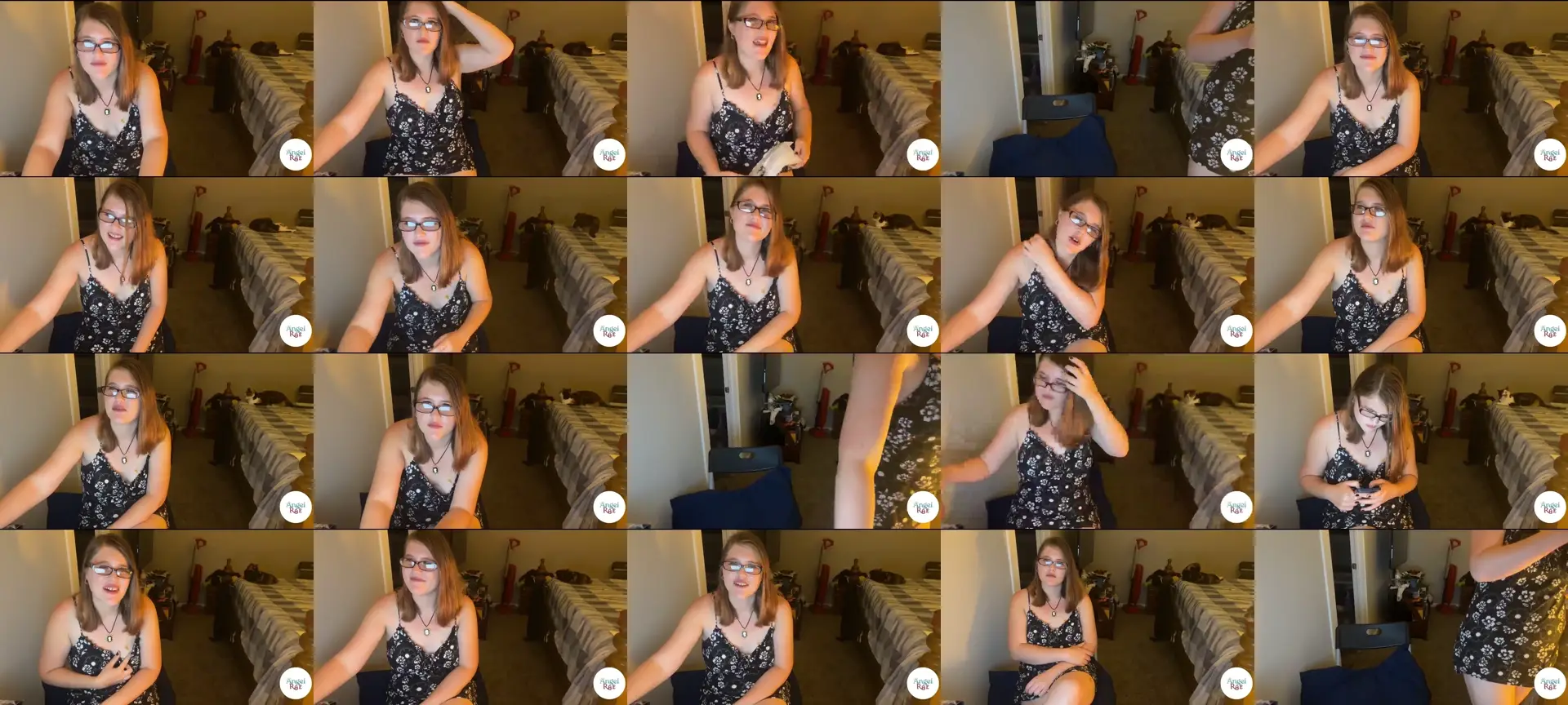 AngelRae photo contact sheet