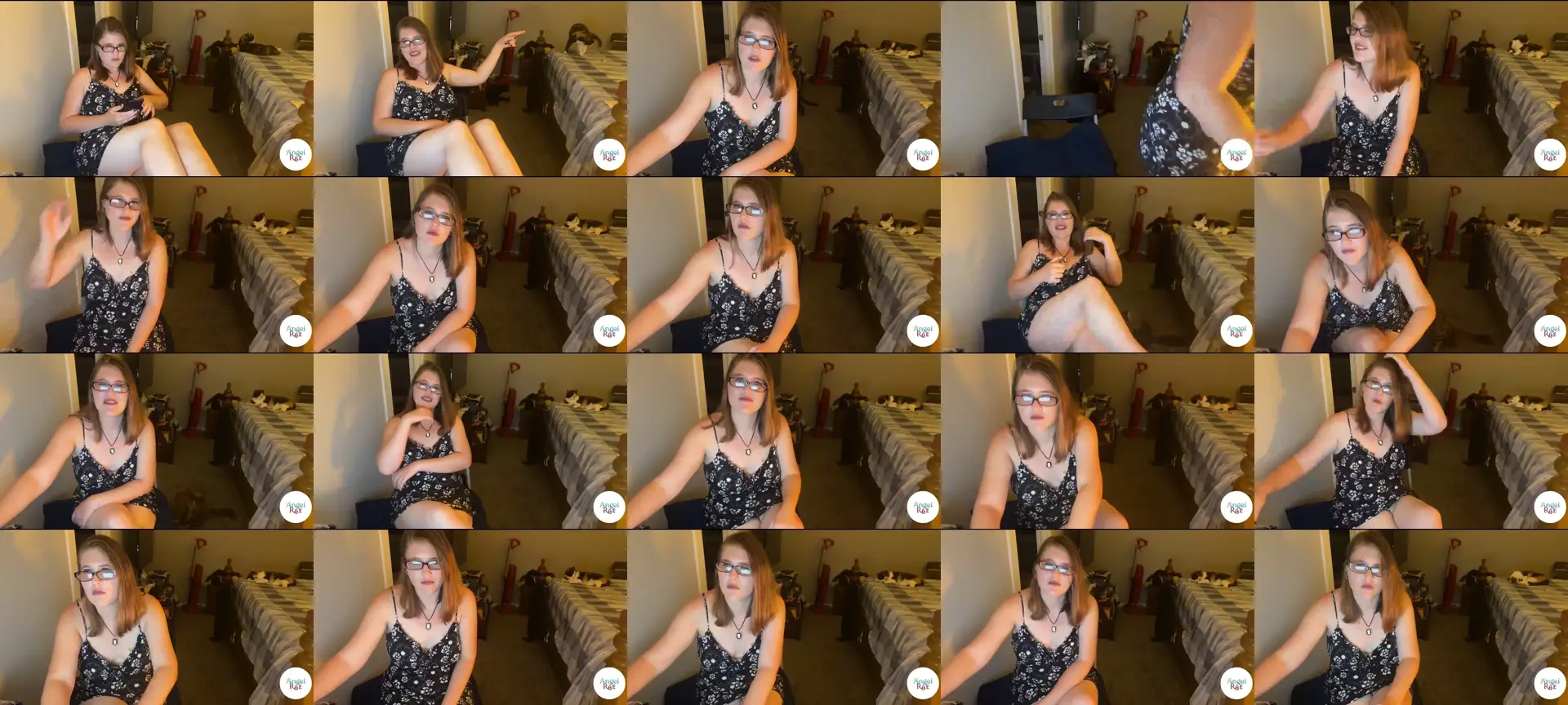 AngelRae photo contact sheet