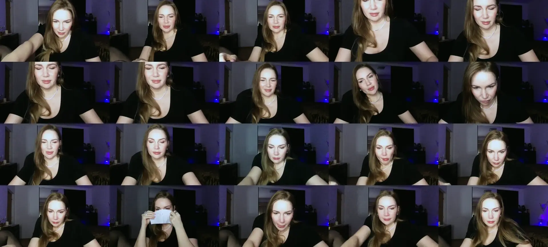 ArianaAri photo contact sheet