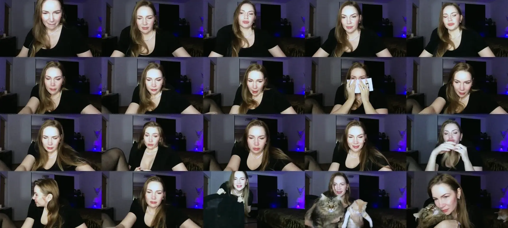 ArianaAri photo contact sheet