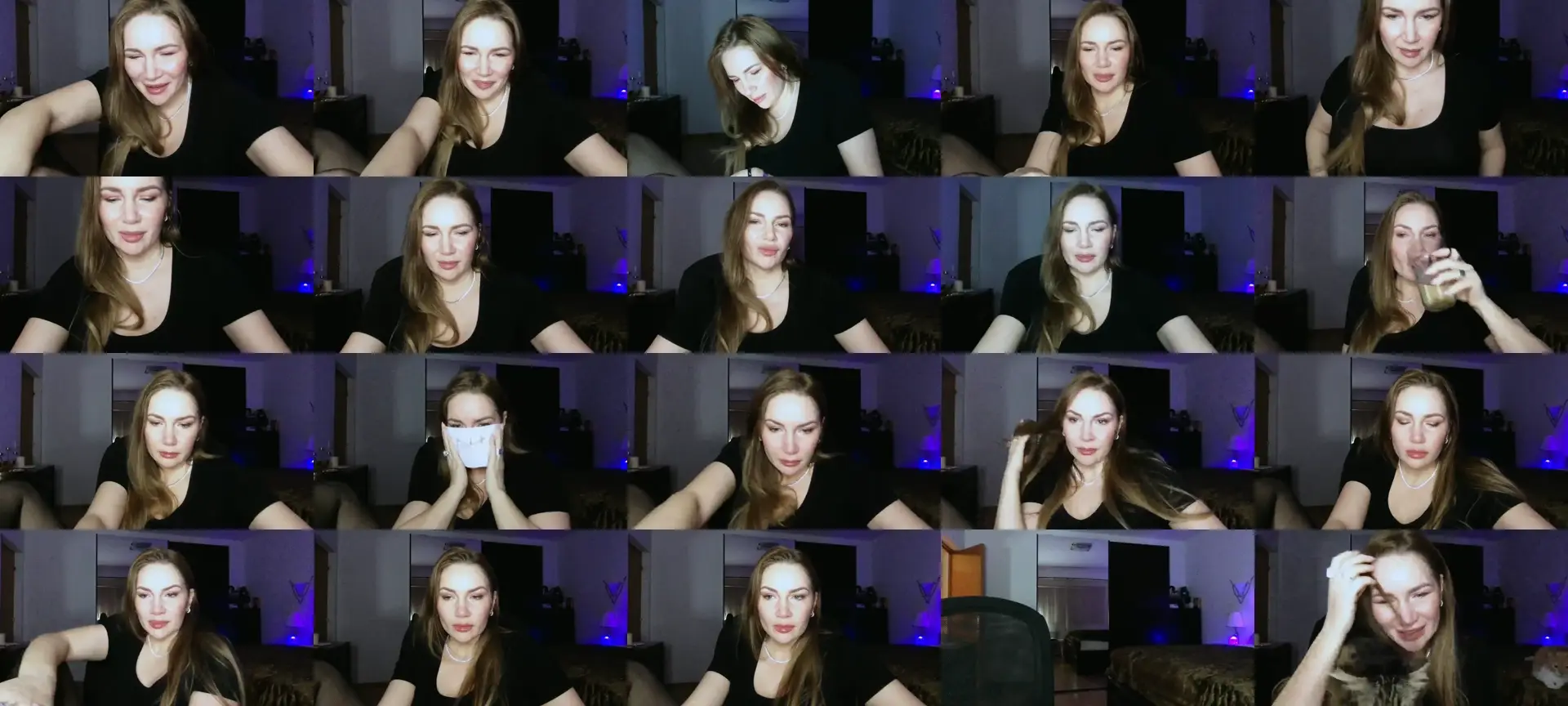 ArianaAri photo contact sheet