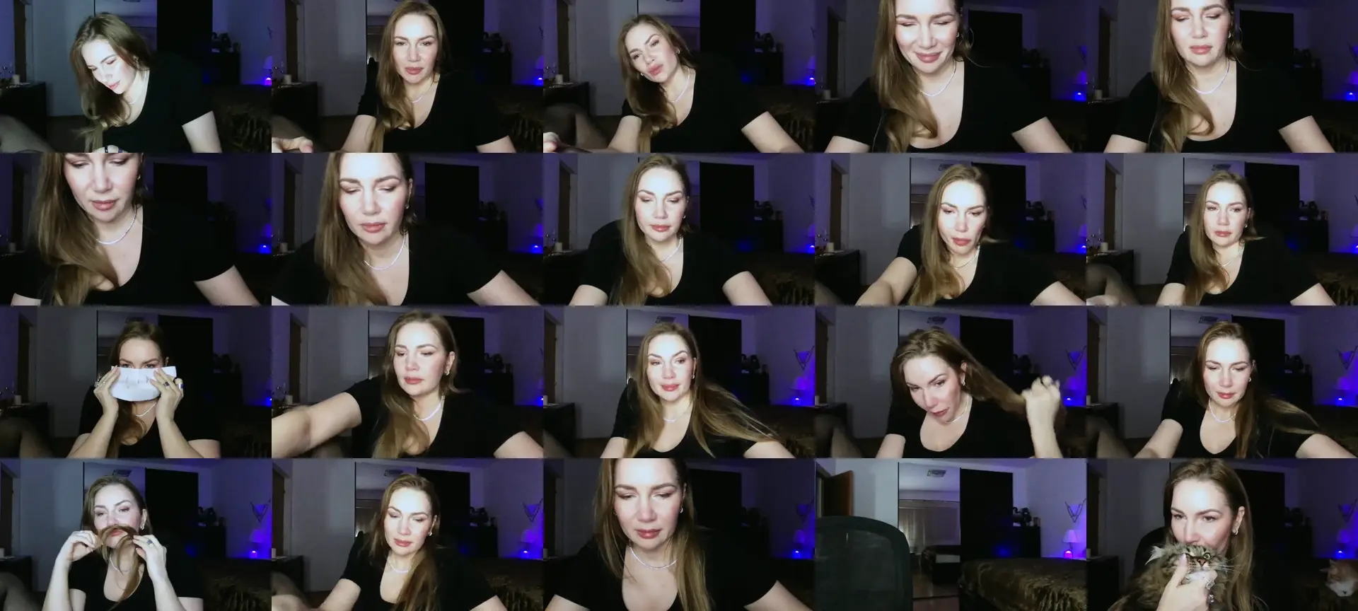 ArianaAri photo contact sheet