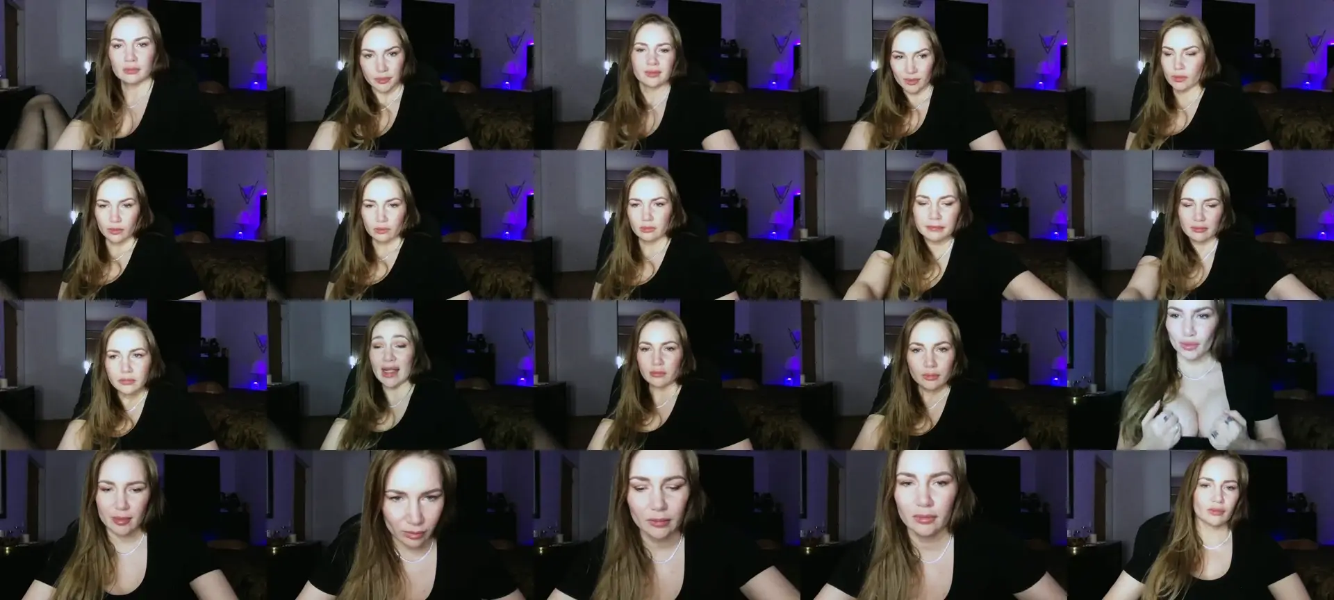 ArianaAri photo contact sheet