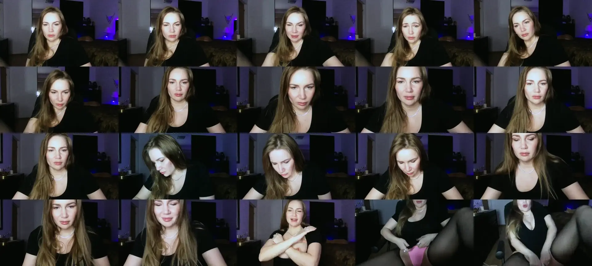 ArianaAri photo contact sheet