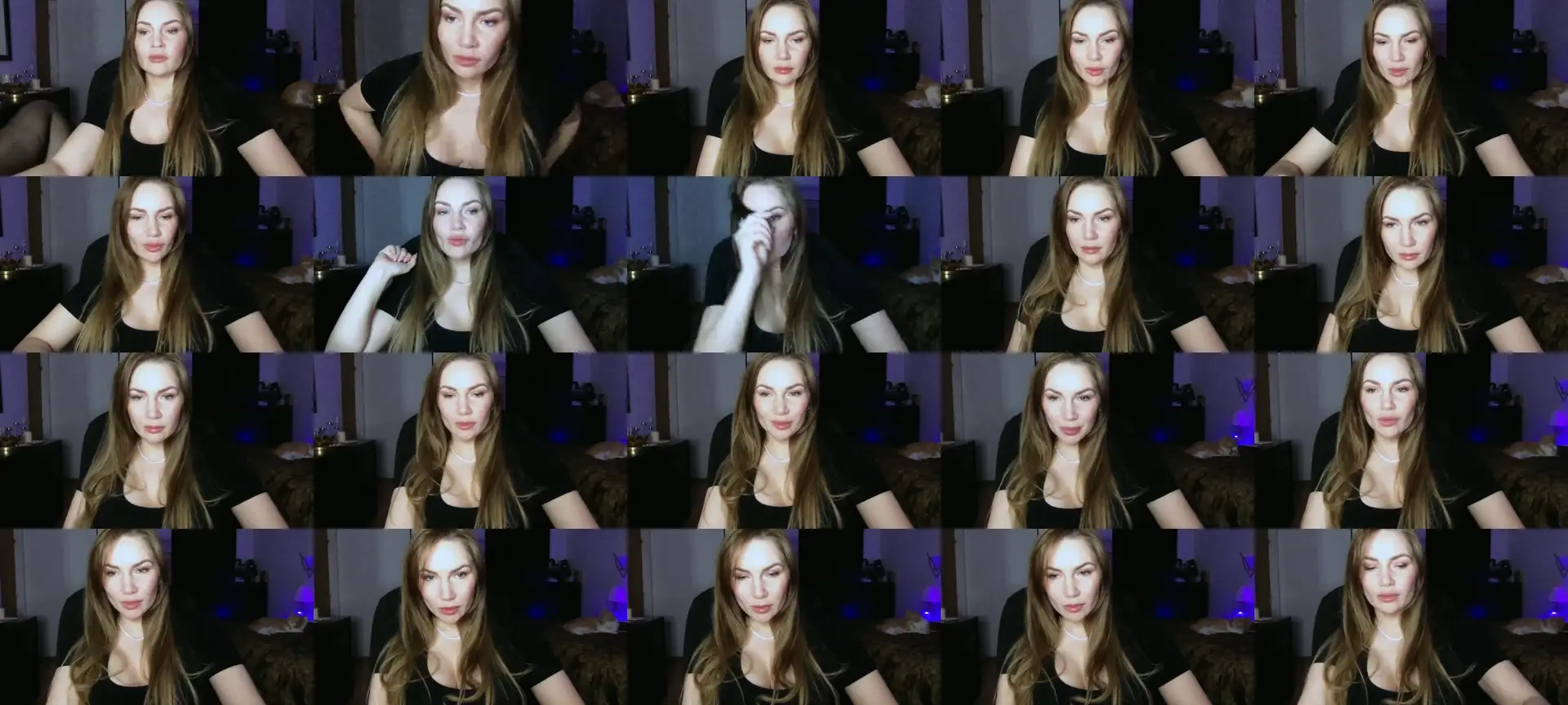 ArianaAri photo contact sheet