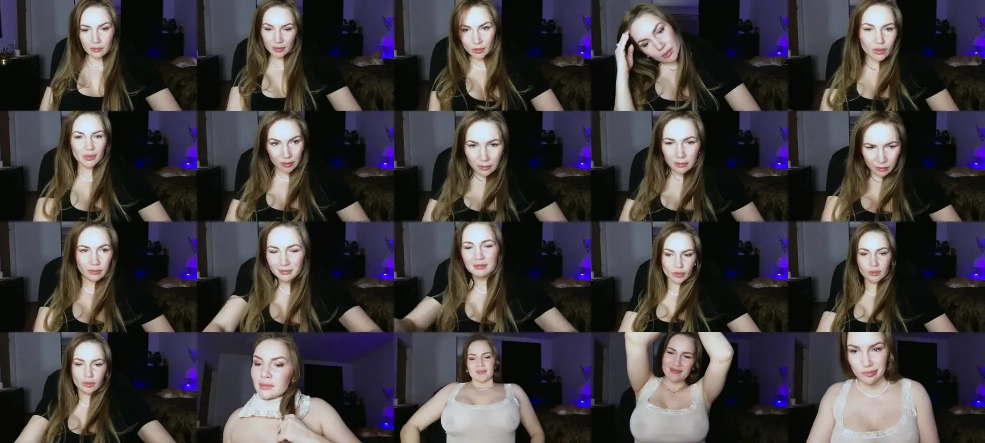 ArianaAri photo contact sheet