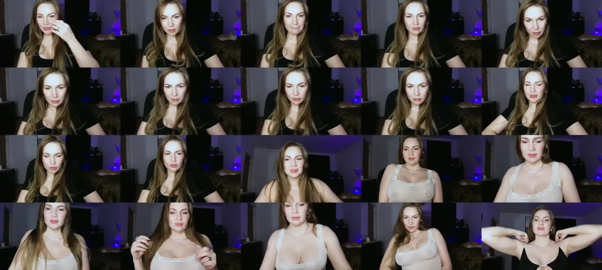 ArianaAri photo contact sheet