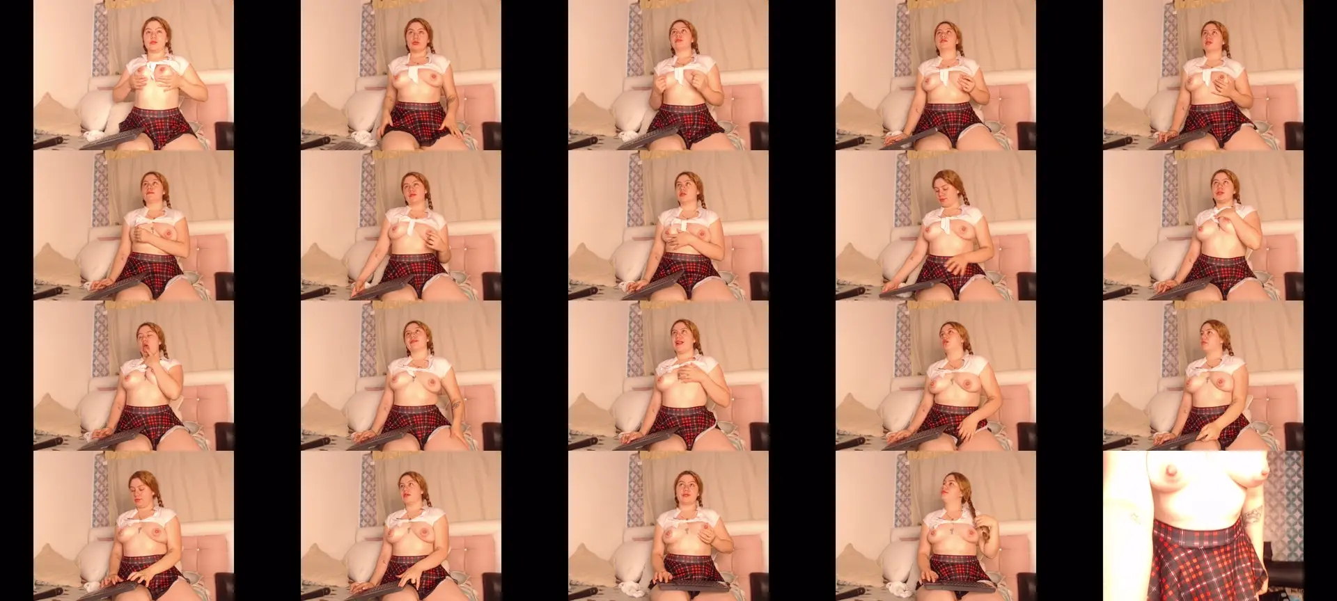 Arianatylerr photo contact sheet