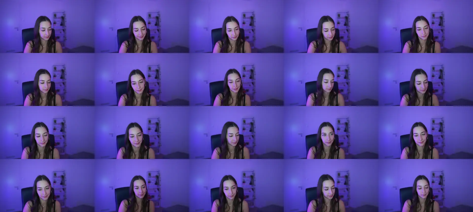 Brunettte_18 photo contact sheet