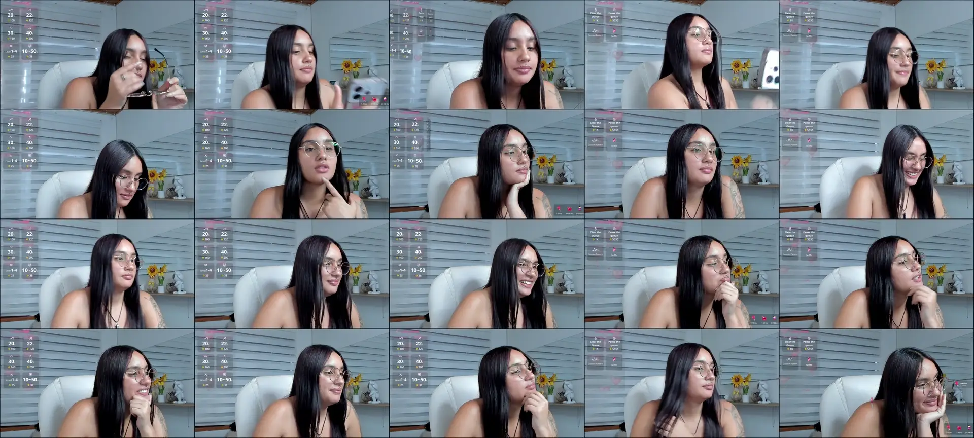 Caroline_R01 photo contact sheet