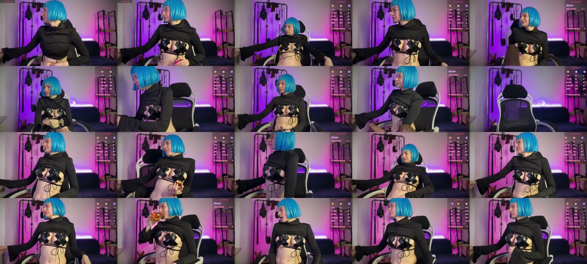 CyberXGoddess photo contact sheet