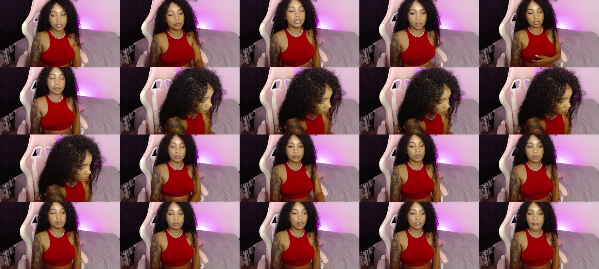 Ginadimples photo contact sheet