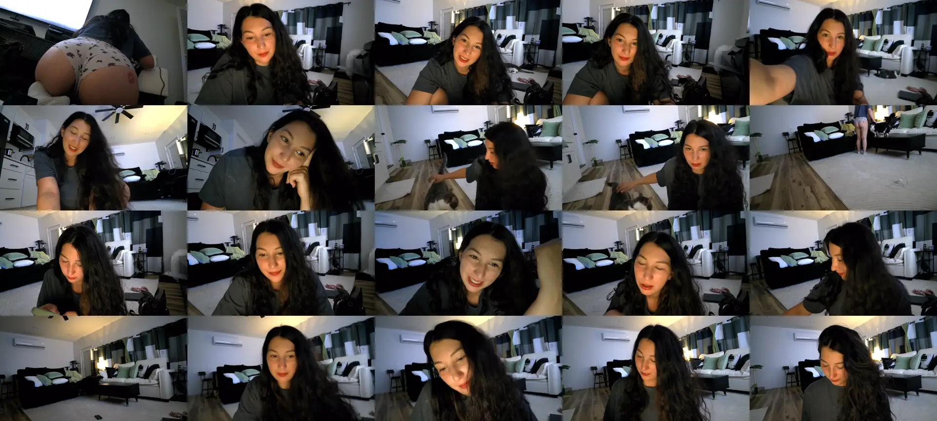 GoddessxLena photo contact sheet