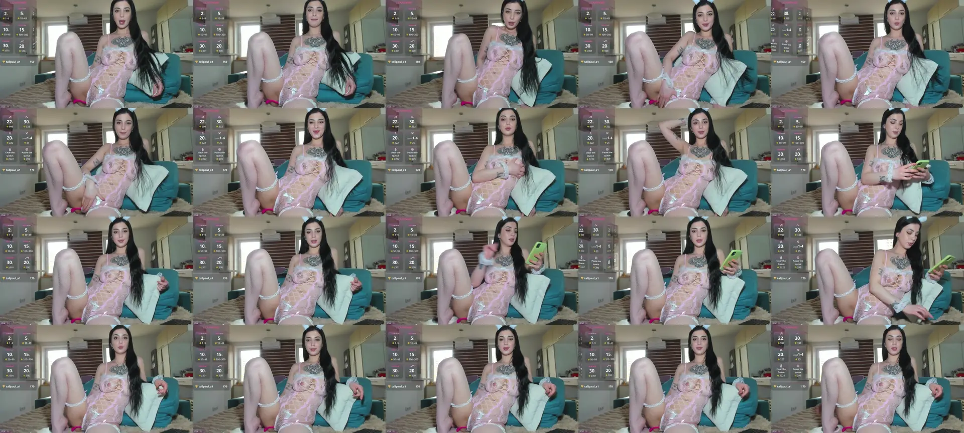 Humming_Bird_ photo contact sheet