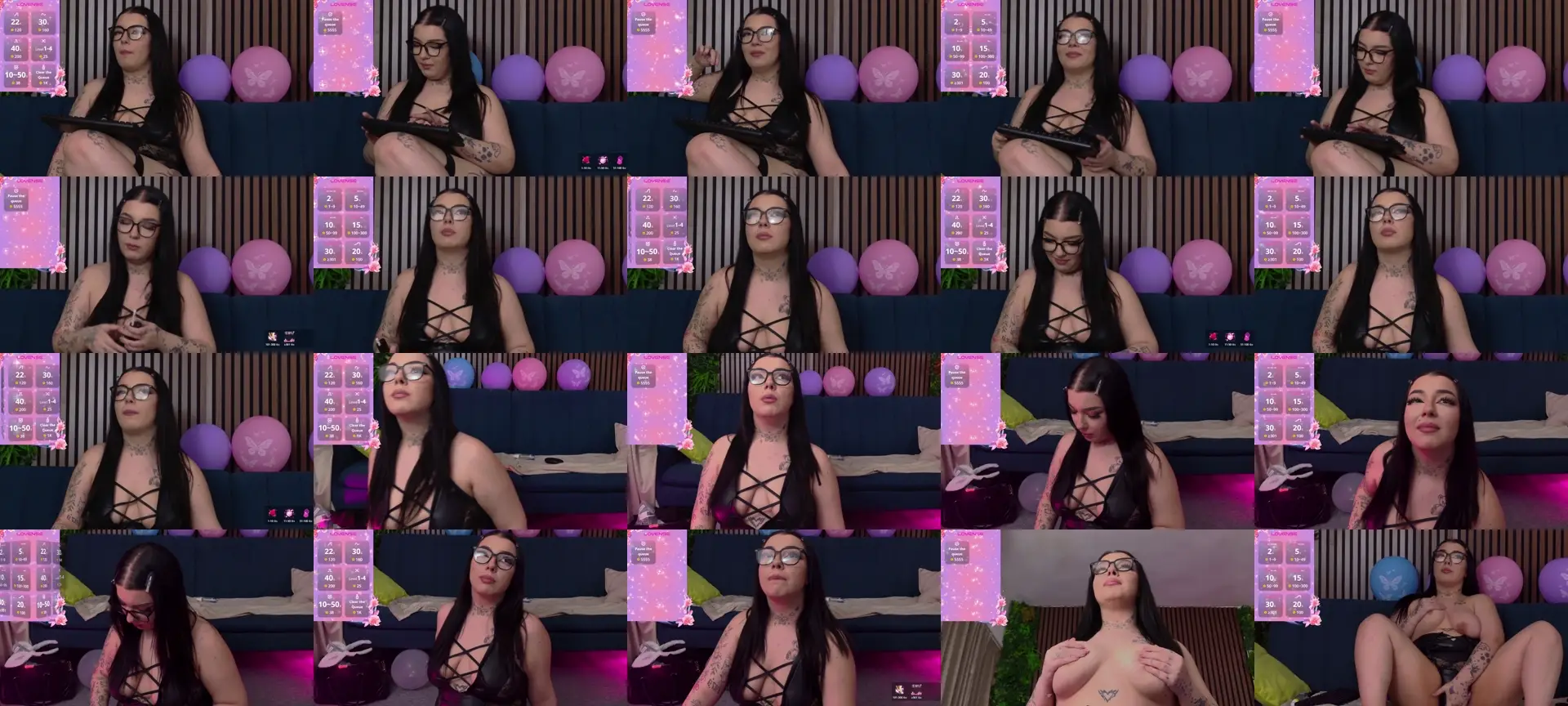 JasminSunset photo contact sheet