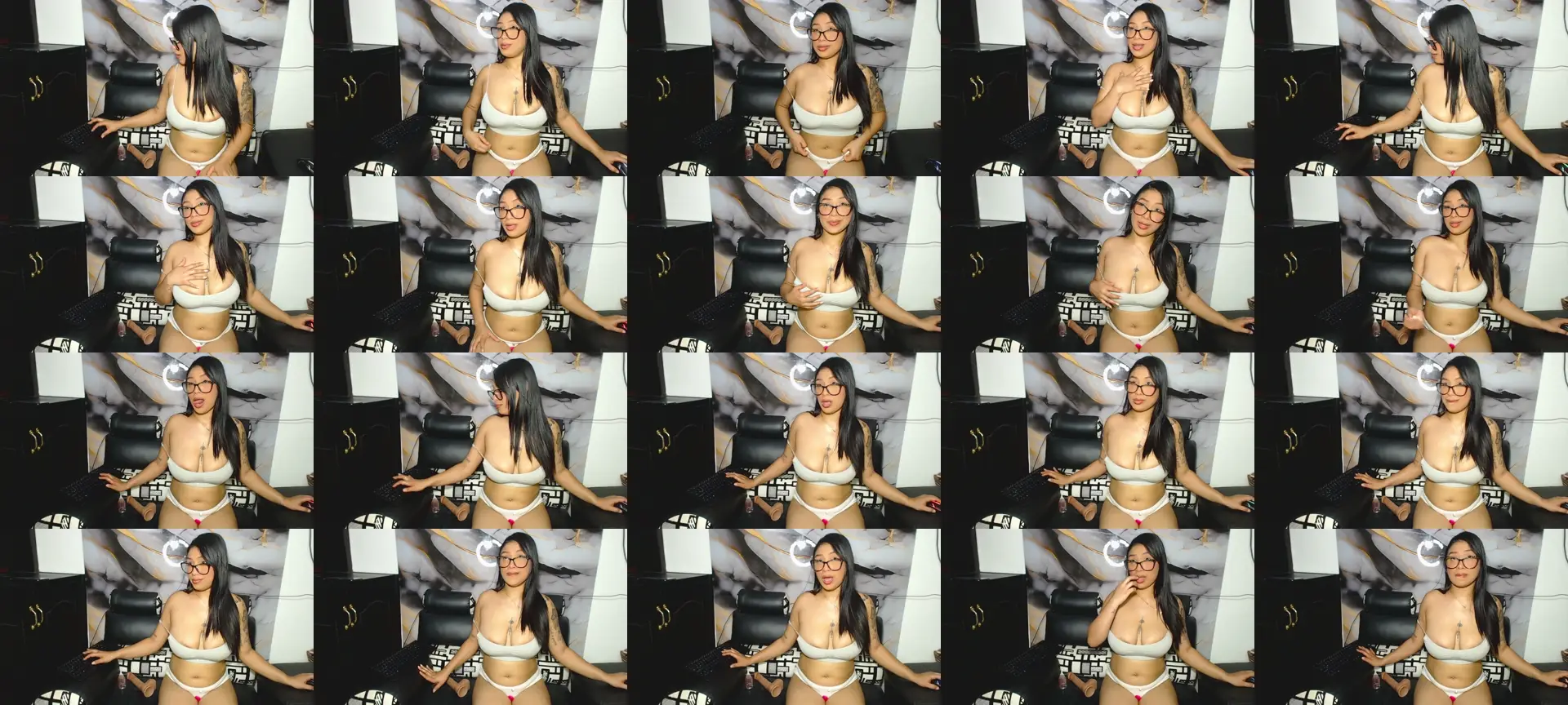 LunaBlaze1 photo contact sheet