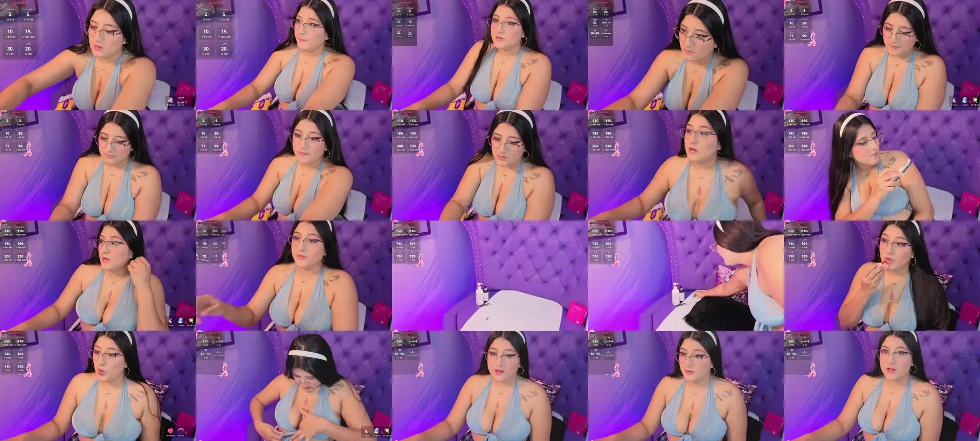 Megann_up photo contact sheet