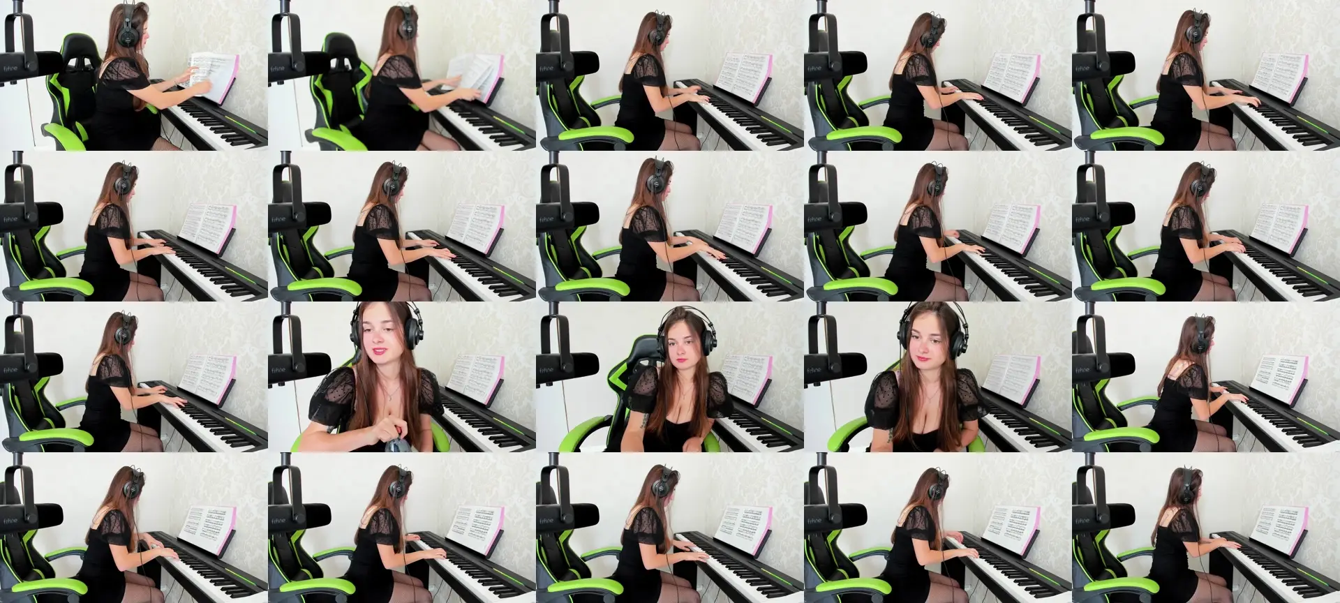 piano_girl photo contact sheet
