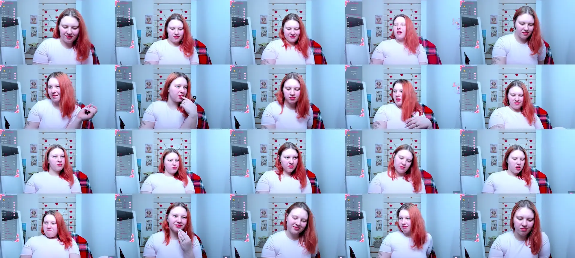 RedLuna photo contact sheet