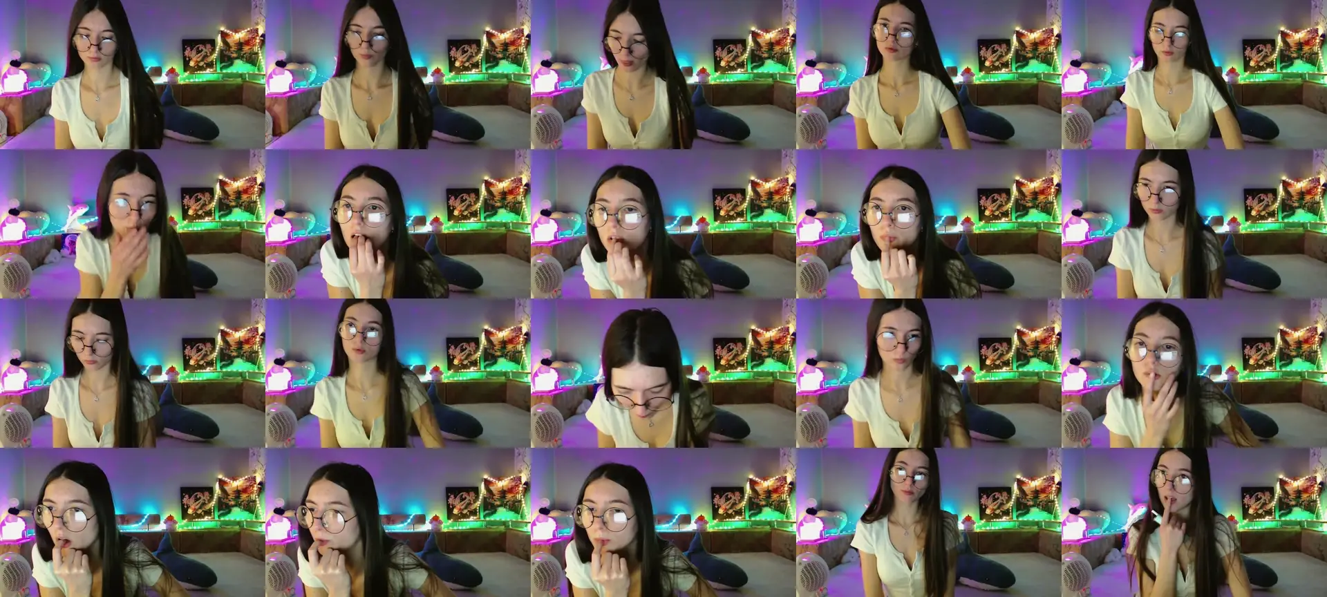 SweetAneko photo contact sheet