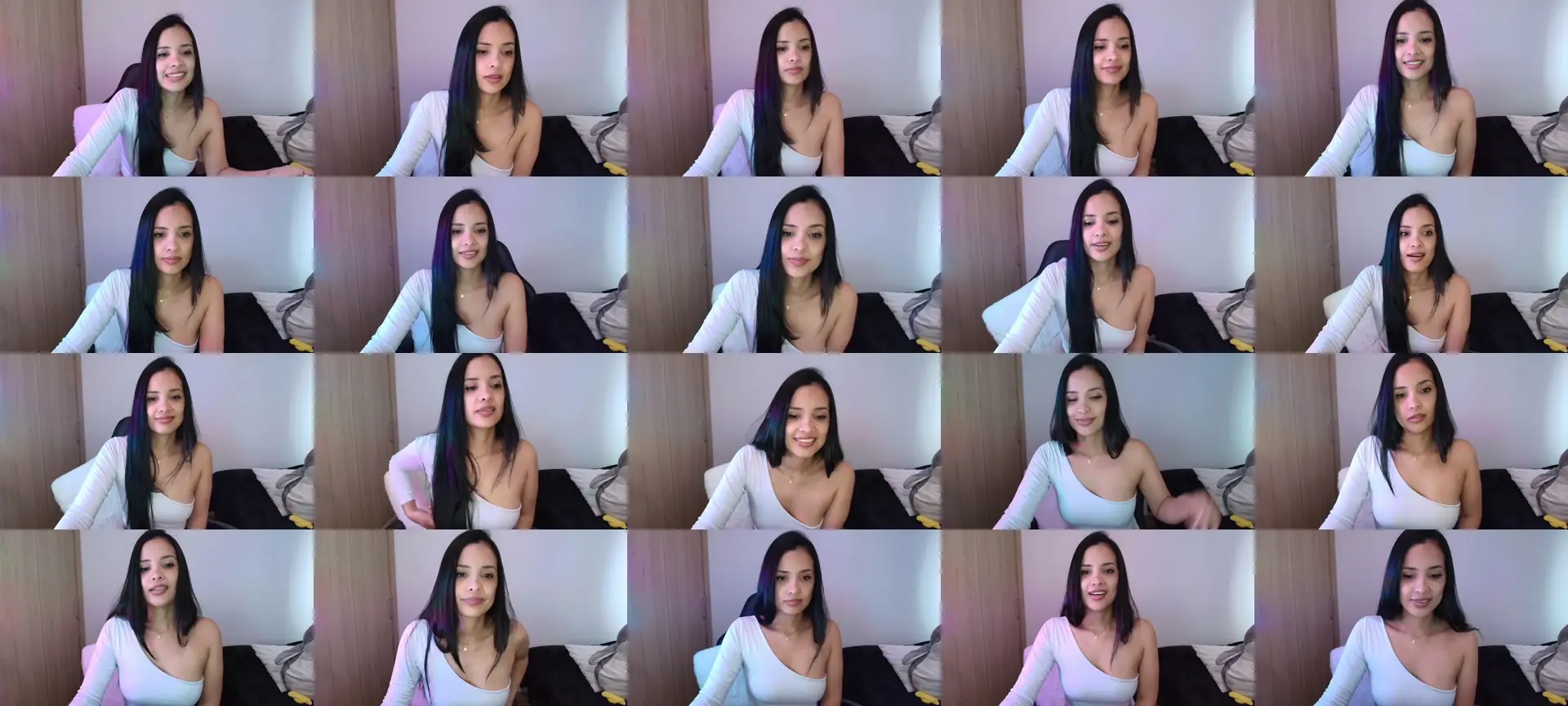 SweetyHottie photo contact sheet