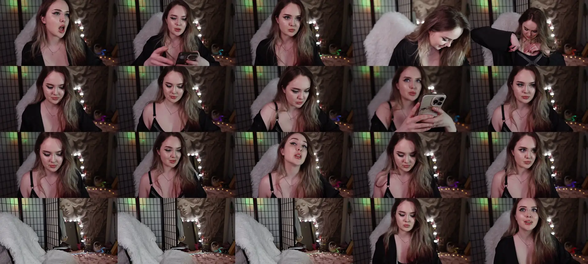 Truedarkqueen photo contact sheet