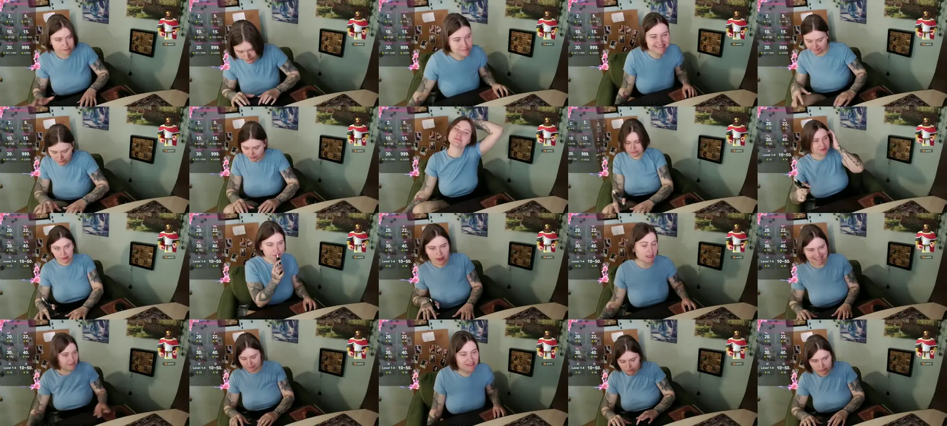 QueenSamm photo contact sheet