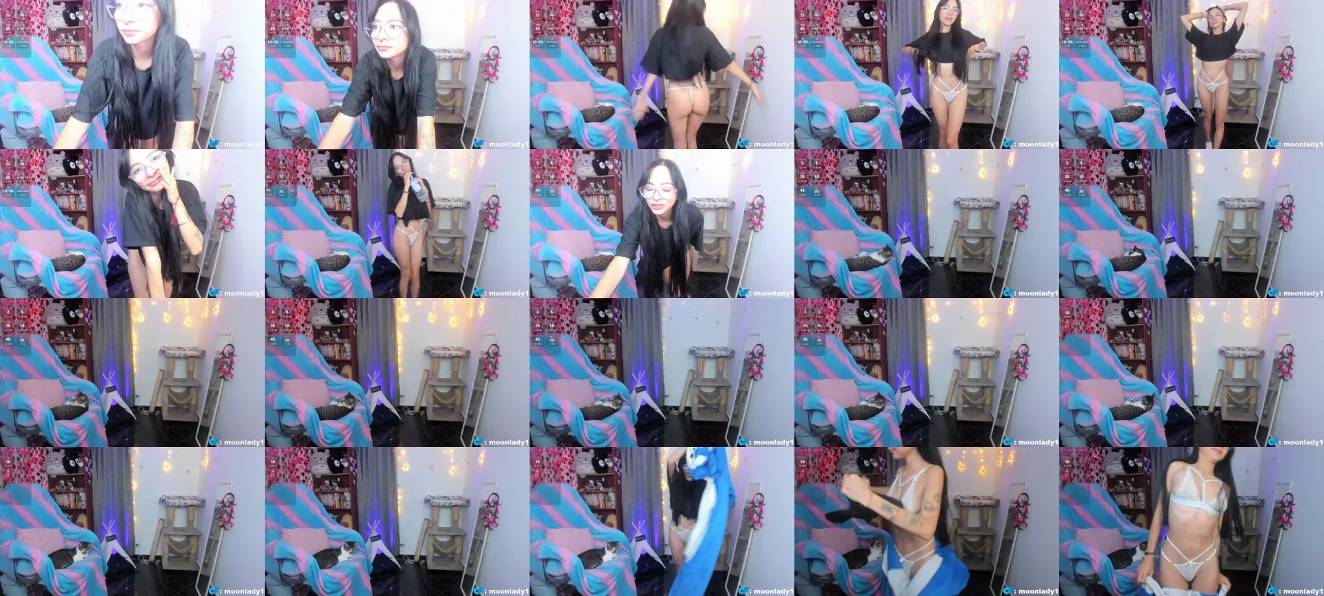 Moonlady6 photo contact sheet