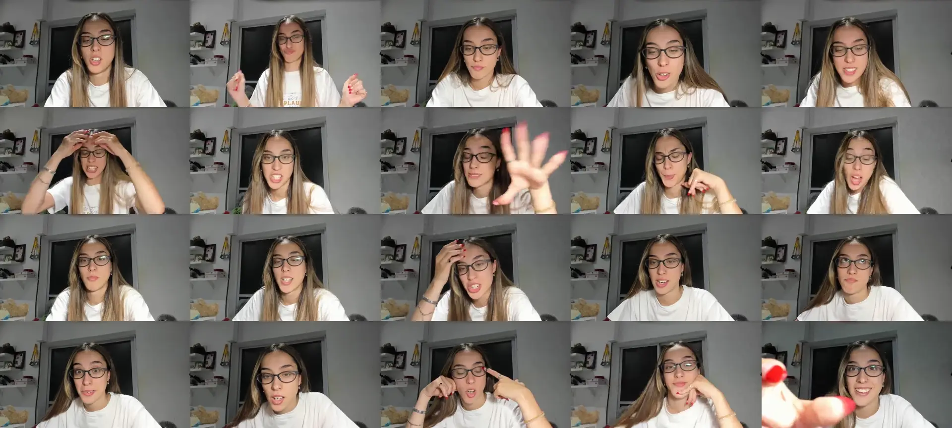 Dani1644 photo contact sheet