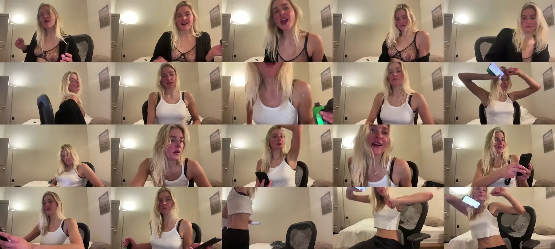 Partygirl1 photo contact sheet