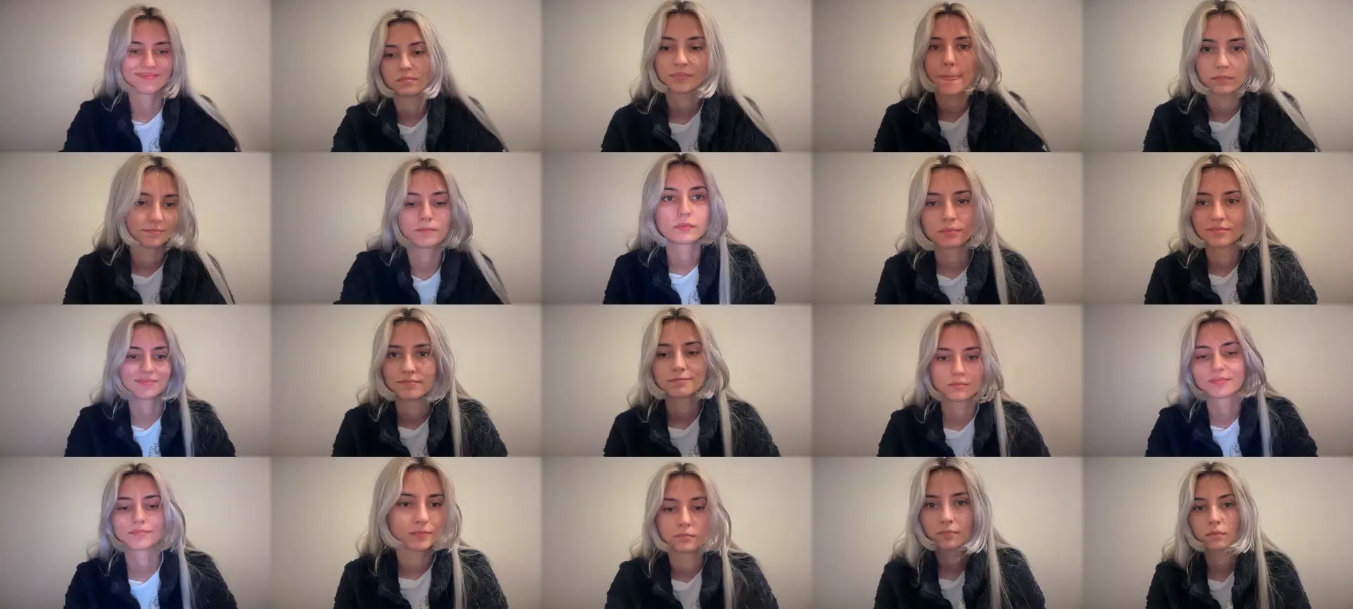 LLuckyGirl photo contact sheet