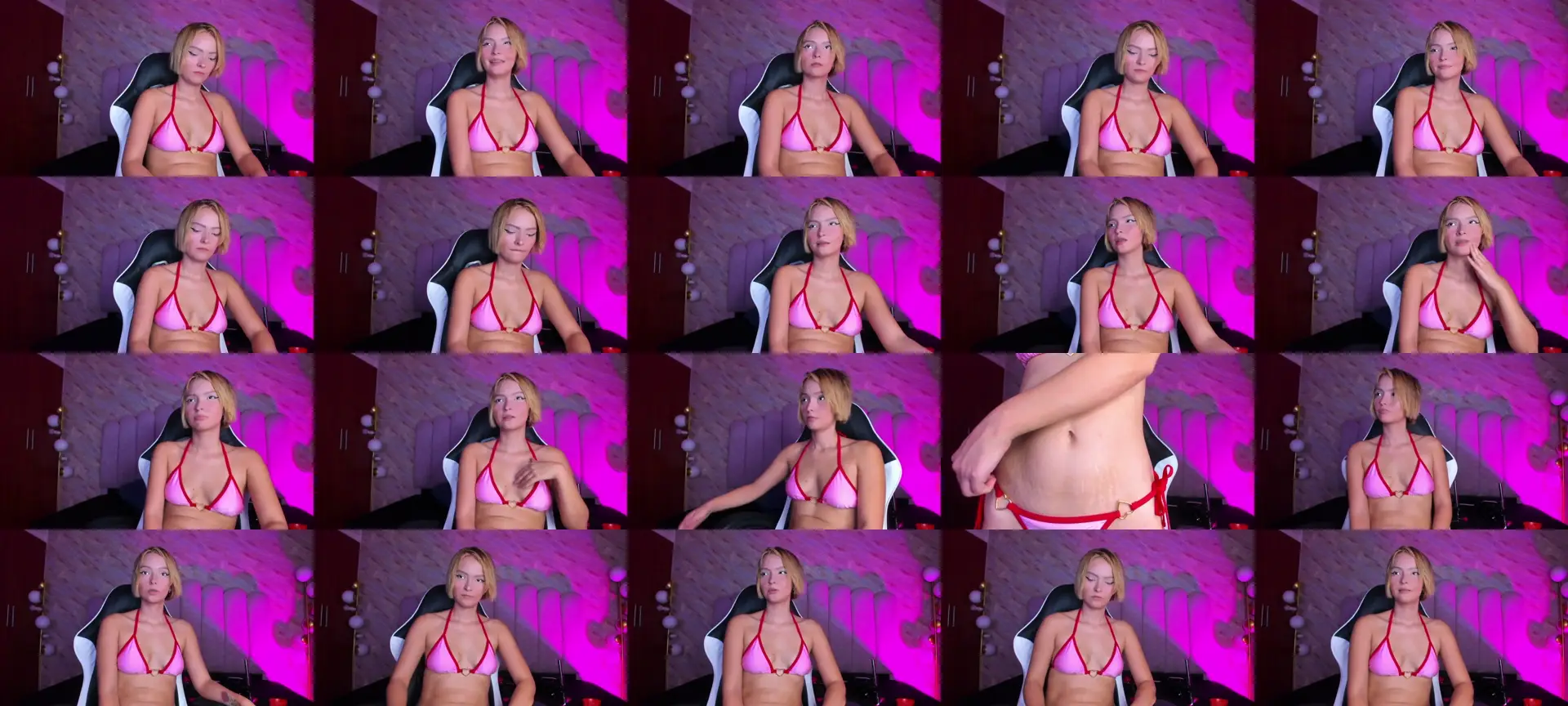 Samanthabella photo contact sheet