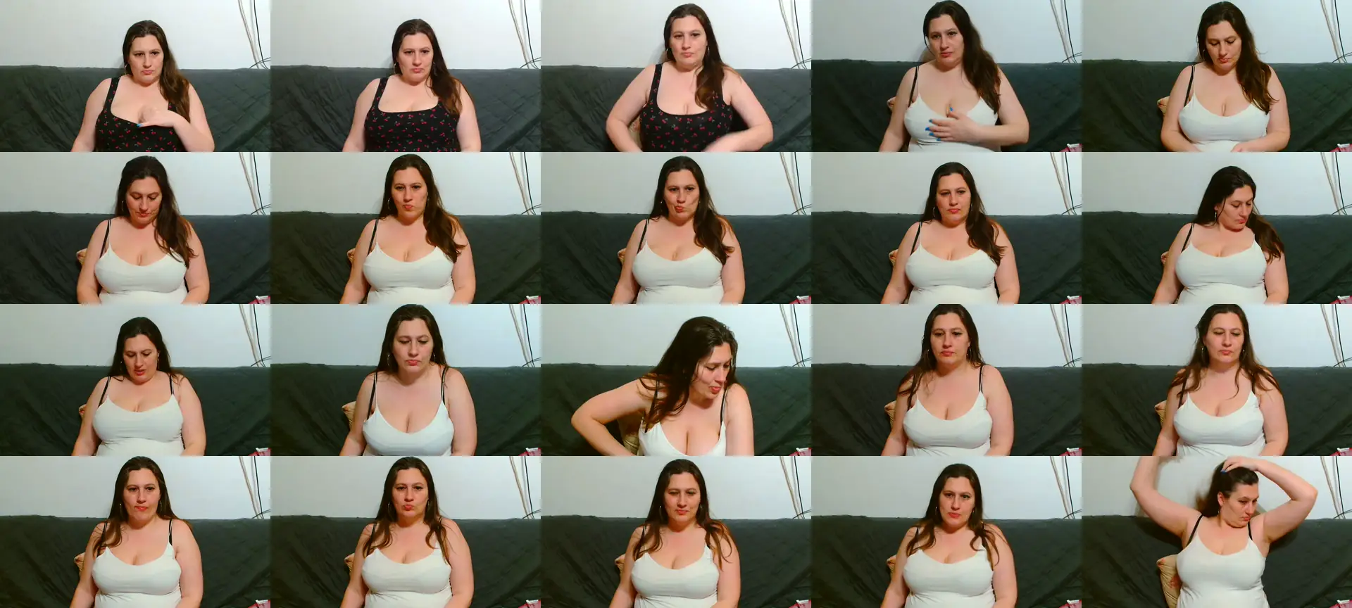 GorgeousBecca photo contact sheet