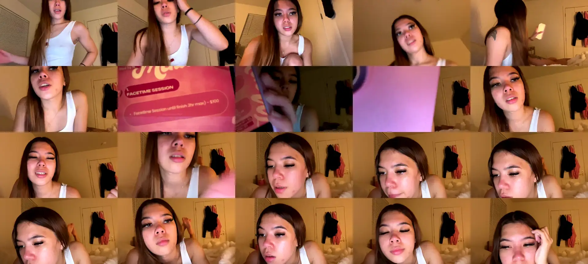 Natpeach photo contact sheet