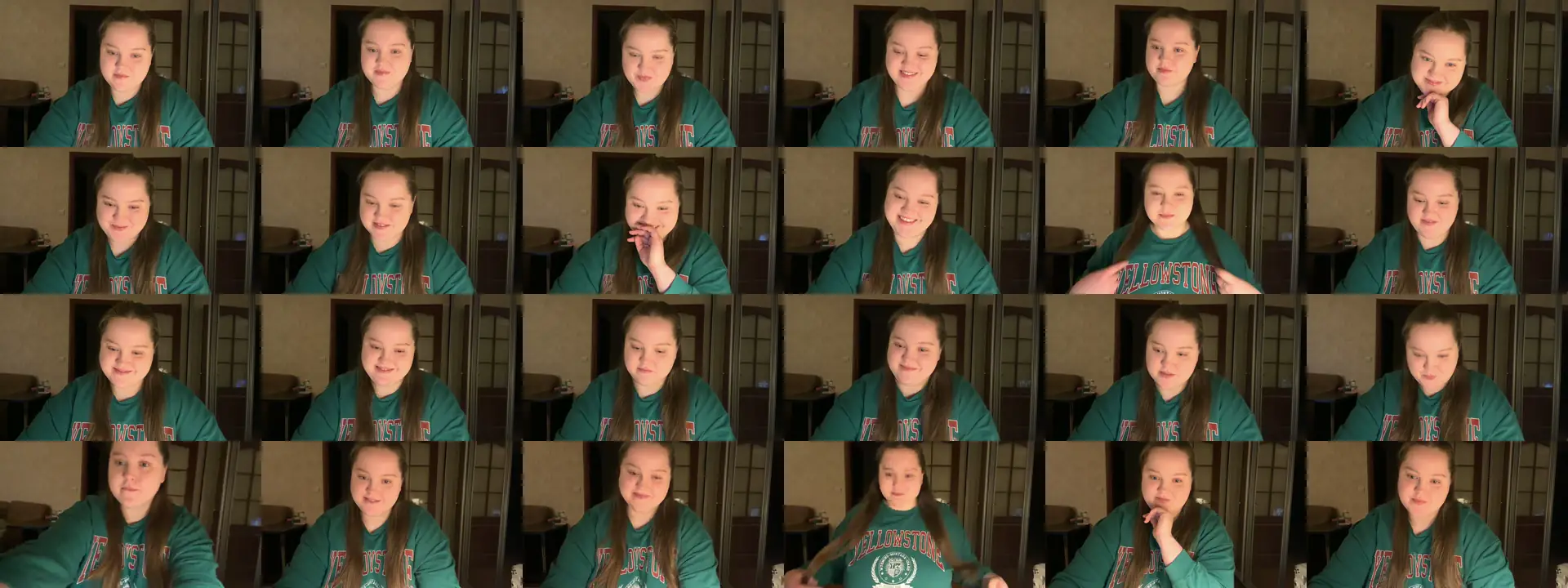 Alice898 photo contact sheet