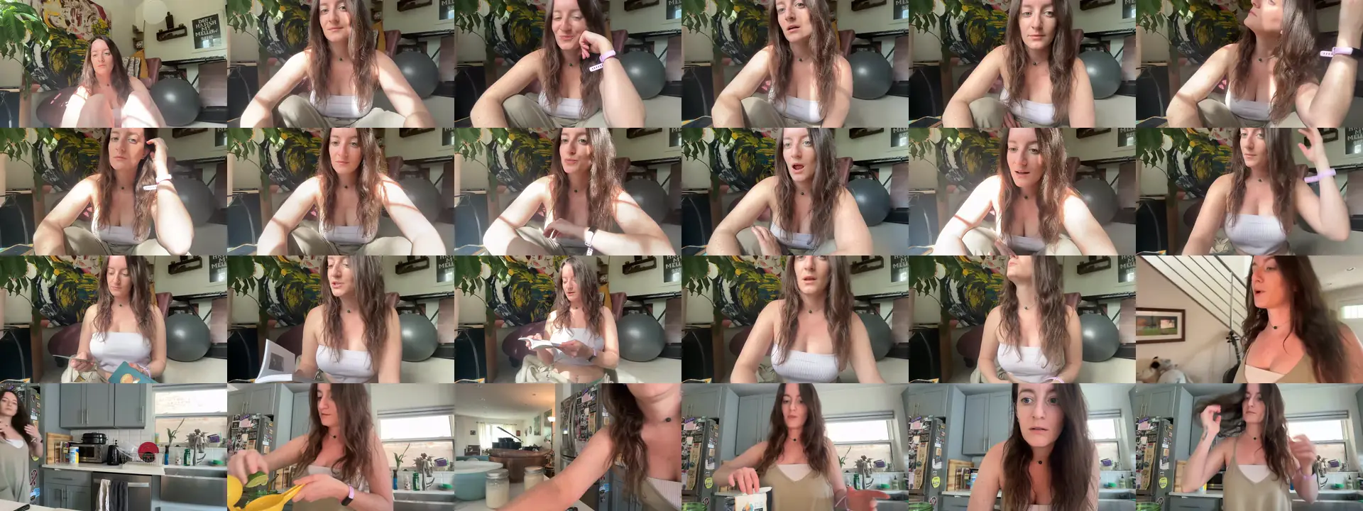 EmmalineLime photo contact sheet