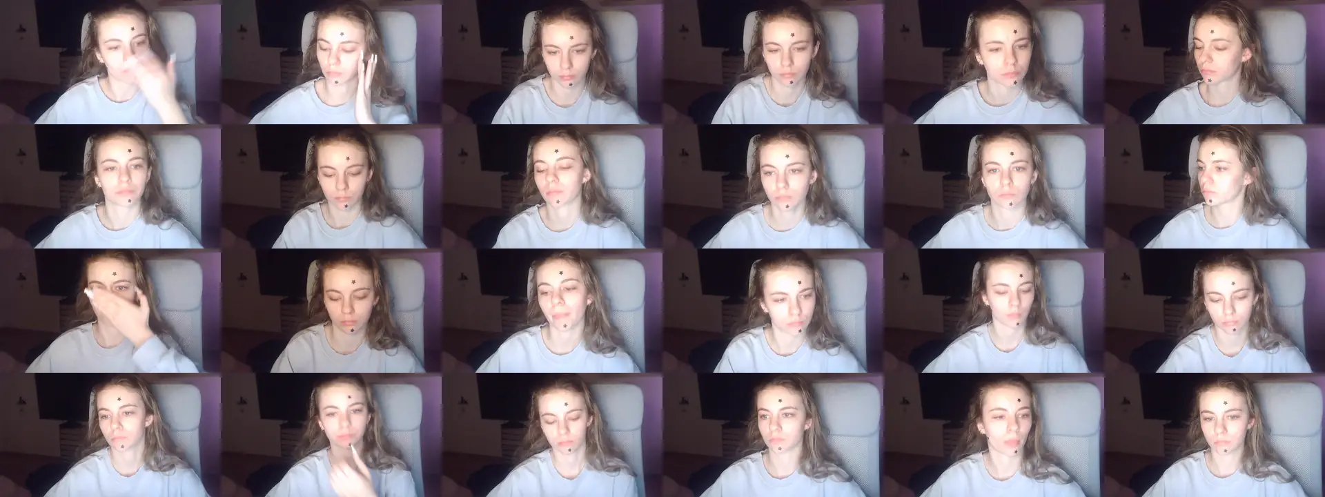 AriaFantasy photo contact sheet