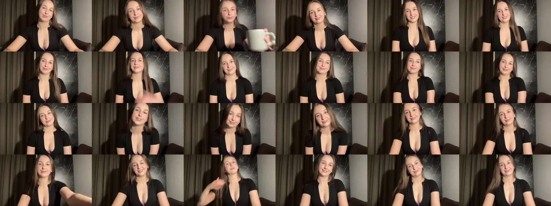 CharlotteTrue photo contact sheet