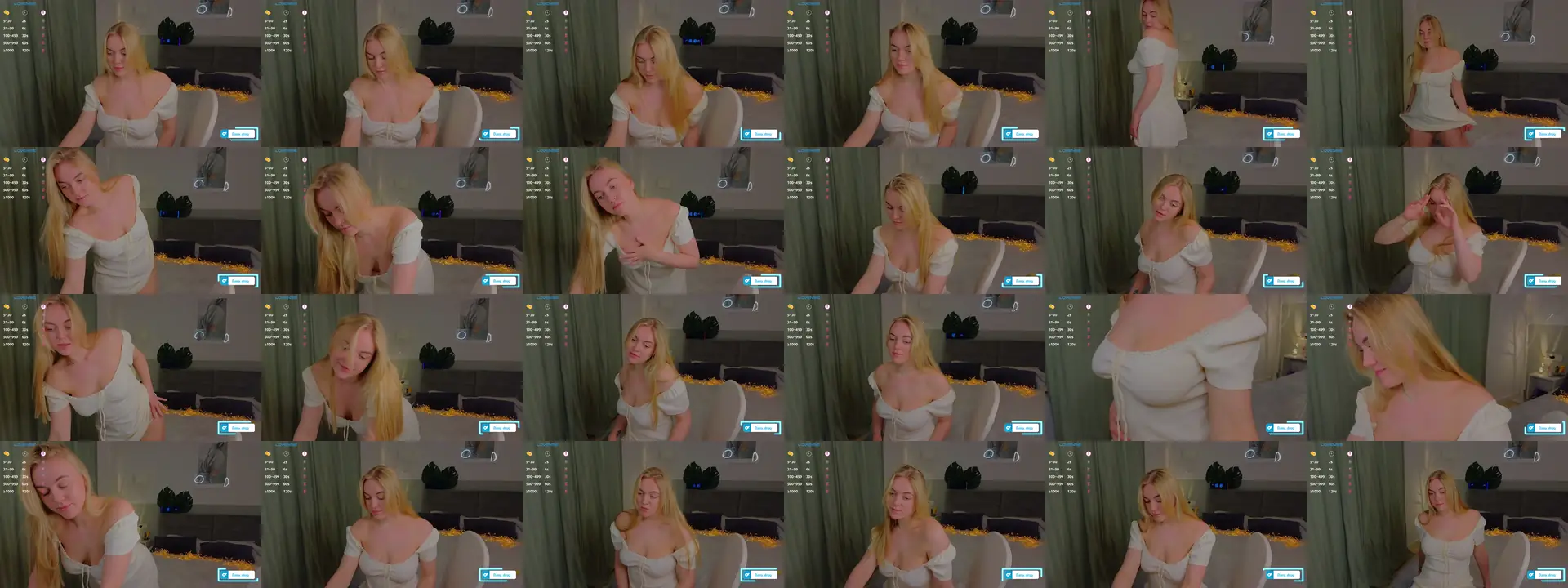 Dana_love1 photo contact sheet