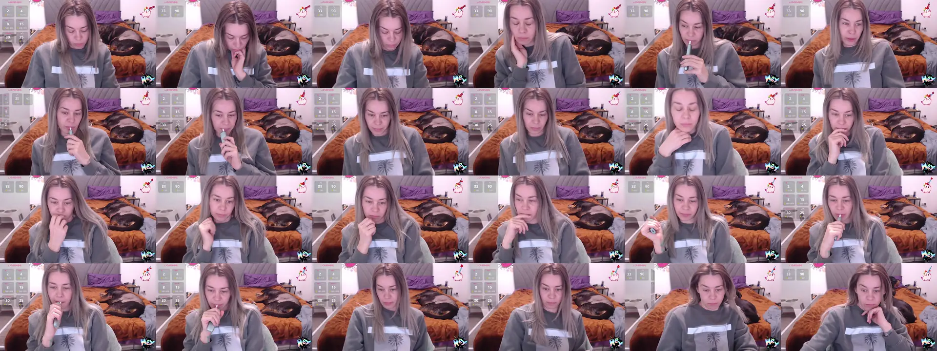 Directgirl photo contact sheet