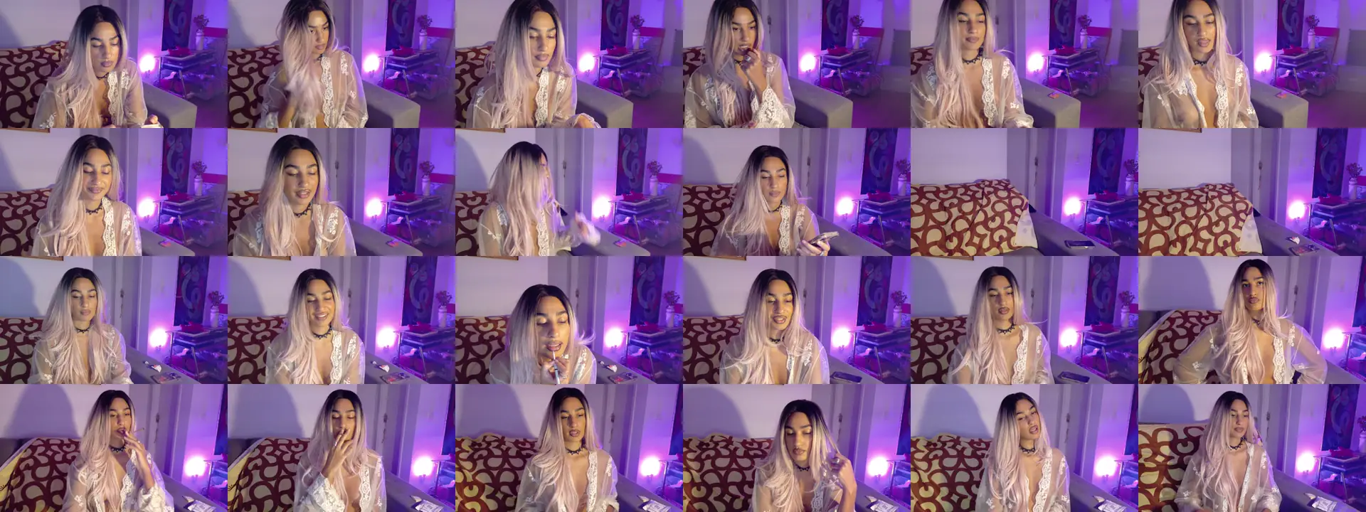 Hotviolets photo contact sheet